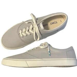 TOMS Men's Off-White Canvas Sneakers